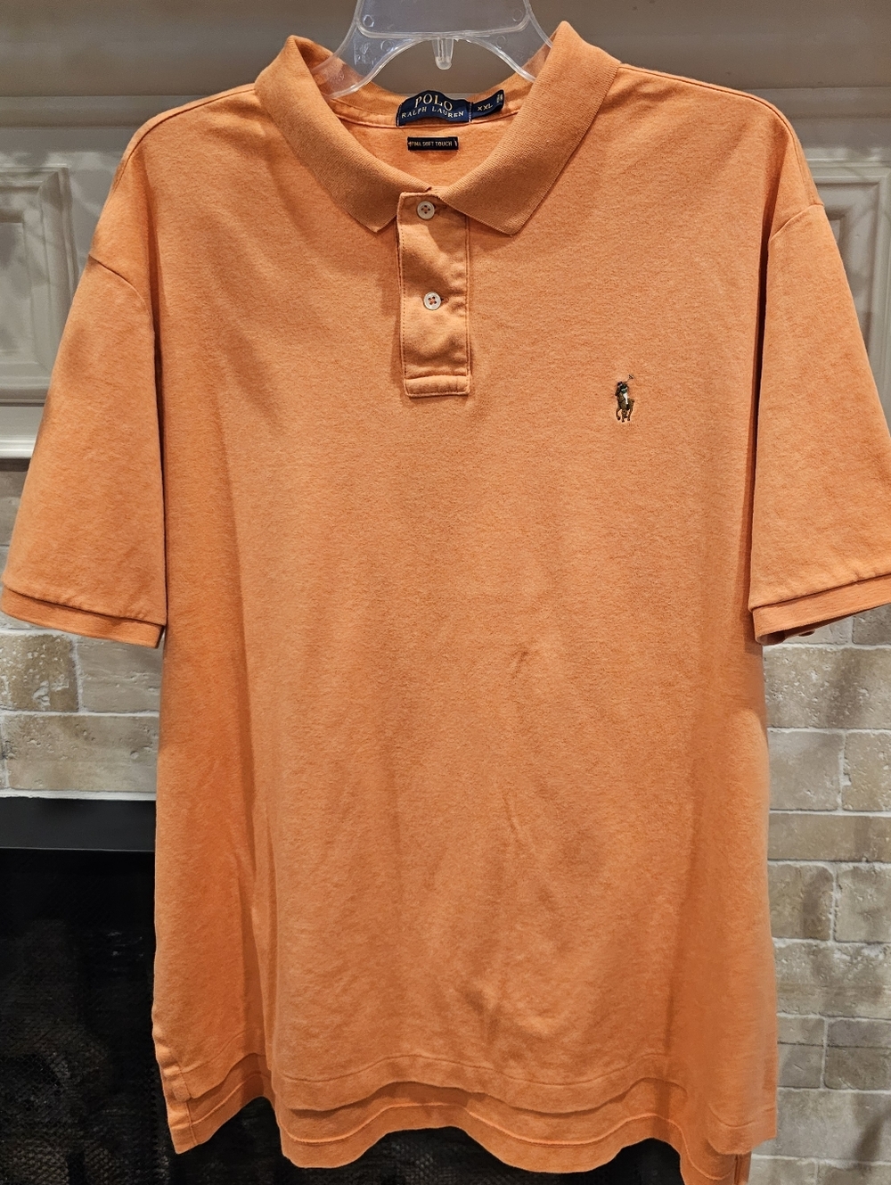 Ralph Lauren Polo Shirt Men’s Size XXL Classic Fit Cotton” Soft Touch Orange
